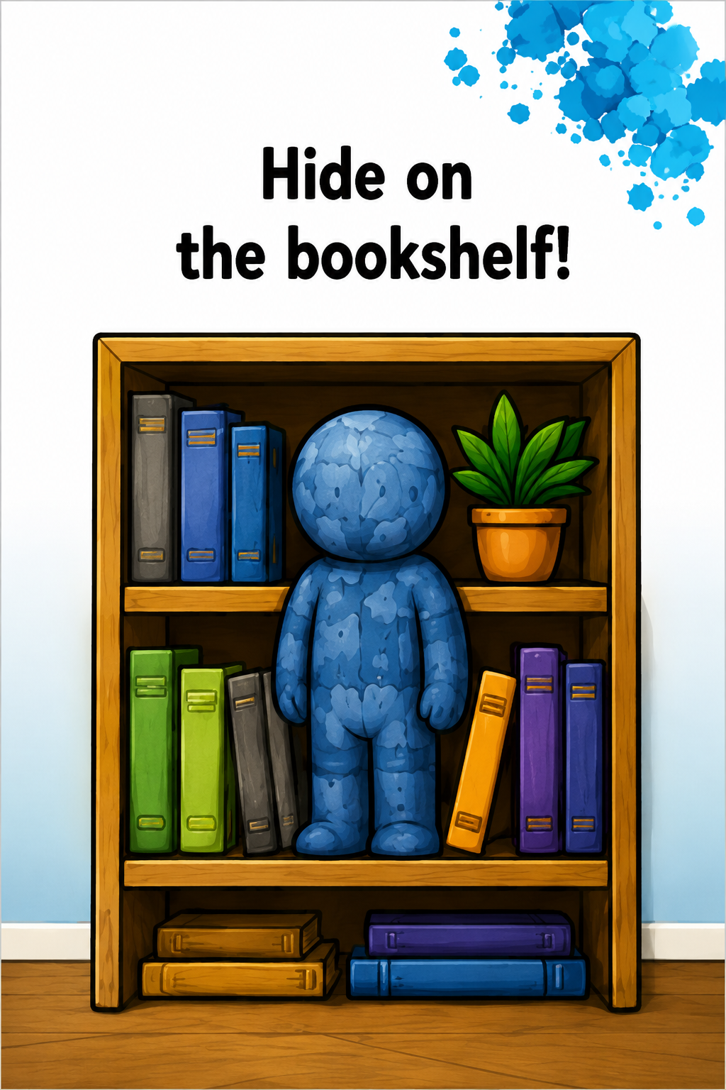 Bookshelf challenge card