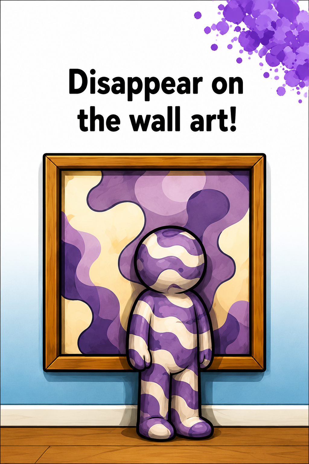 Wall art challenge card